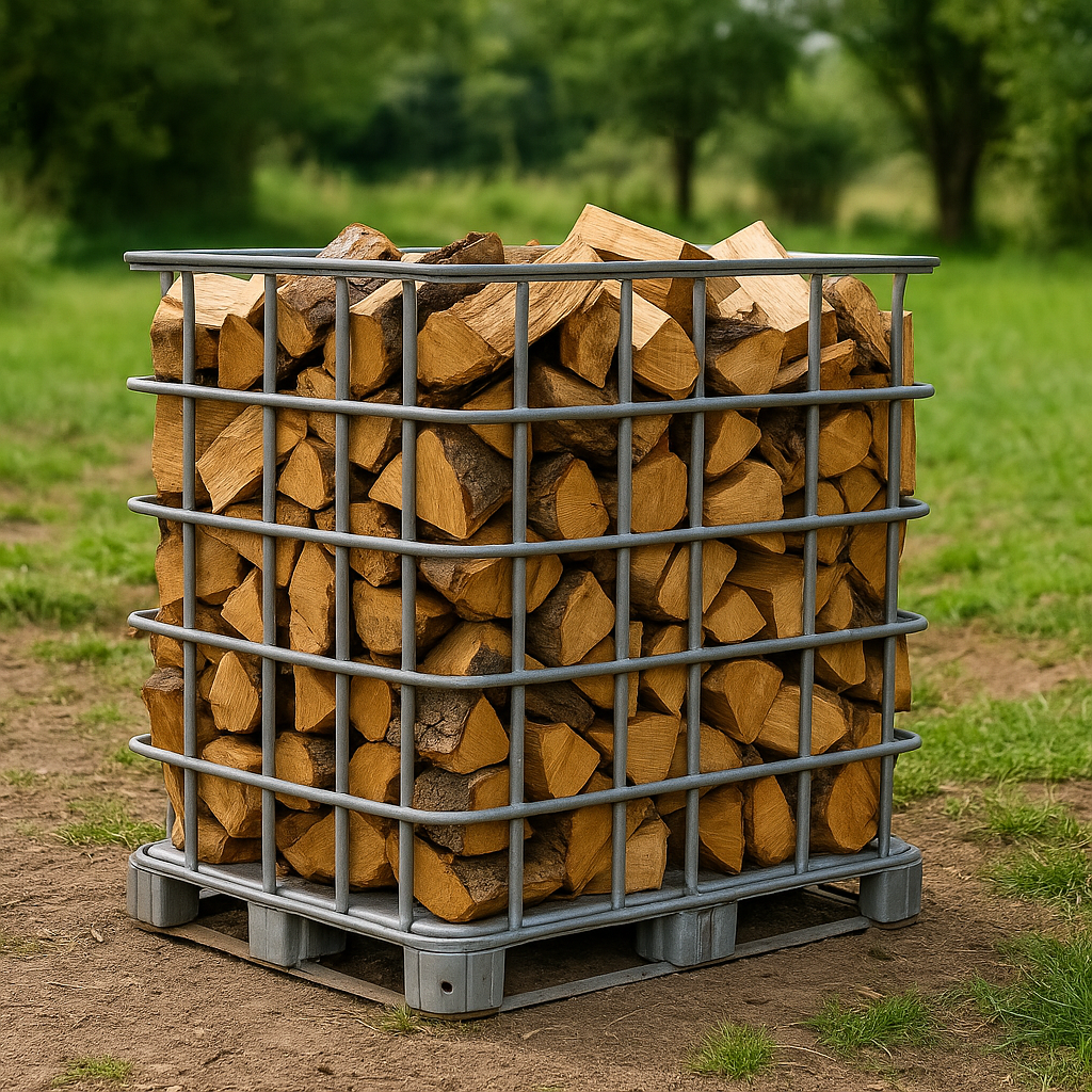 1m³ Crate of Mixed Hardwood Logs